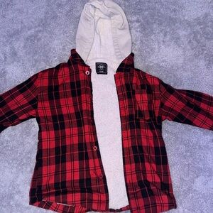 Comfortable fleece/flannel hoodie